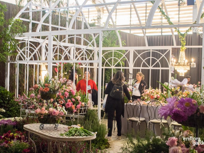 Enflor & Garden Fair apresentam a floristas e decoradores de festas e ambientes novidades e tendências do mundo fashion flor